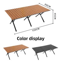 Table rectangulaire pliable en acier allié à pieds en X pour camping et extérieur, mobilier de jardin moderne – Offre spéciale