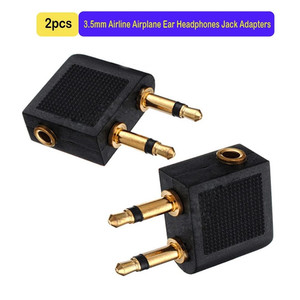 Adaptador <span class=keywords><strong>de</strong></span> <span class=keywords><strong>Audio</strong></span> Jack <span class=keywords><strong>de</strong></span> 3,5mm, <span class=keywords><strong>convertidor</strong></span> <span class=keywords><strong>de</strong></span> avión, viaje, auriculares, auriculares - Product Image 3