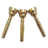 Latest 3C 5C 7C Brass Mouthpieces for Trumpet Cornet Gold Silver Effort Saving High Quality Wind Instrument Accessories