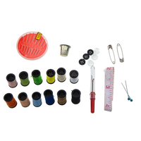 Kit de couture coloré pour travaux d'aiguille, ensemble de fils à coudre, kit de voyage aiguille et fil pour la réparation, fournitures de loisirs créatifs en gros