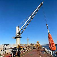 Grue marine sur pont personnalisée de 1 à 50 tonnes pour la manutention de navires, des barges de fret, des bateaux de pêche et le levage maritime général en chantier naval