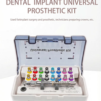 Offre Spéciale – Kit de Tournevis et Clés Dynamométriques Universels en Acier Inoxydable pour Implants Dentaires 203A14, 16 Pièces pour Traitement Dentaire