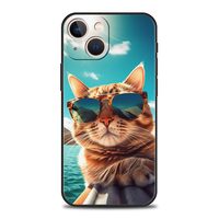 Housse de téléphone Animados De Gato Conejo Oso Animales pour iPhone 16 13 15 14 12 11 Pro MAX XR X SE XS 7 8 Plus Soft TPU Shell Cover