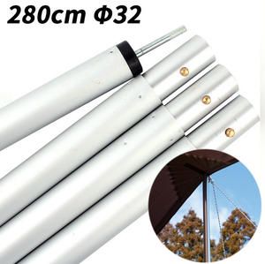 Poteaux télescopiques de remplacement <span class=keywords><strong>pour</strong></span> bâche, tiges réglables en alliage d'aluminium <span class=keywords><strong>pour</strong></span> <span class=keywords><strong>auvent</strong></span>, tente légère et portable, camping en extérieur - Product Image 1