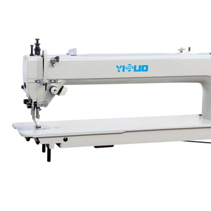 Machine à coudre industrielle YS-0303-D4 à bras long avec entraînement automatique haut/bas, idéale pour l'industrie du cuir, avec nouveau moteur central. - Product Image 2