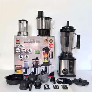 Mixeur multifonction SILVER CREST BARDEFU 6-en-1 et 8-en-1, 3L et 4L, 9500W, robuste, robot culinaire, centrifugeuse - Product Image 4