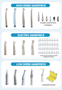 Iber Optic Pieza de mano dental con micromotor eléctrico sin escobillas, contra-ángulo, rodamiento cerámico, LED, Quattro Spray, CE - Product Image 4
