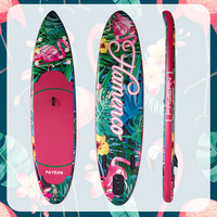 Planche à pagaie gonflable Flamingo Drop Stitch de conception nouvelle 2025 Fayean, fournie par l'usine, avec tous les accessoires, planche de surf