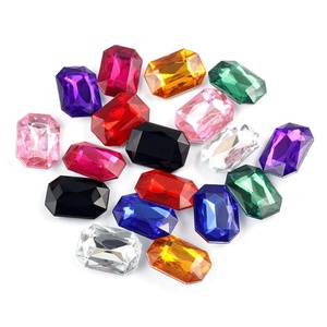 Cristales Acrílicos Rectangulares de 10x14mm para Manualidades, Decoración de Bolsos, Ropa, Accesorios, Joyería y Prendas - Product Image 2