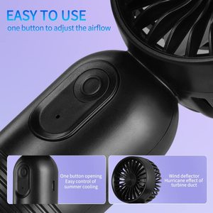 Ventiladores de Mano Recargables USB Mini, de Secado Rápido, con Batería, para Refrigeración, de Bajo Precio, para Adhesivo de Pestañas - Product Image 4