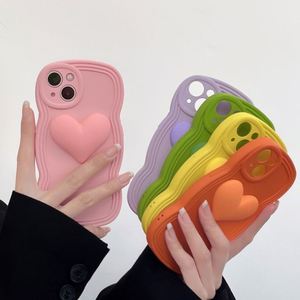 เคสโทรศัพท์15/14 16 12/13Pro สูงสุดผู้หญิงลายความรักครั้งใหญ่แบบสามมิติสไตล์ขั้นสูง - Product Image 1