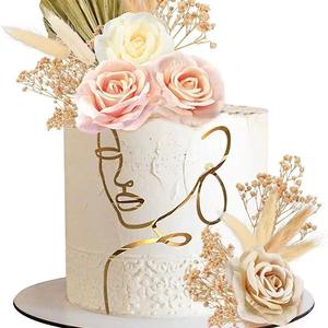 Fournitures de décoration de gâteaux, décorations de gâteaux en acrylique pour la Saint-Valentin, anniversaire, dessert, mariage, fête, décoration de gâteaux - Product Image 1