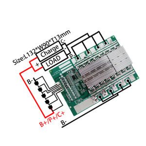 Автоматический старт с высоким током мгновенно, Bms 5s 10s 100a 200a литий-ионный/Lifepo4/литиевый титанат PCM PCB 10s BMS для электромобиля - Product Image 3