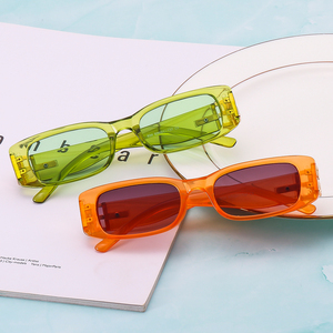 Gafas de Sol Rectangulares Estrechas Retro Y2K para Mujer, Protección UV400, Gafas de Sol Cuadradas Pequeñas para Streetwear - Product Image 6