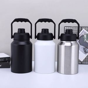 64oz 128oz Gym Water Bottle Stainless Steel Vacuum <b>Insulated</b> Flask Double Wall Thermal <b>Mug</b> with Handle - Product Image 3