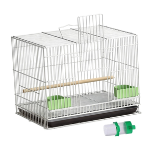 Cage à oiseaux pliable en métal de grande taille, cage à oiseaux multi-niveaux pour canaris, cage à canaris Gabbia <span class=keywords><strong>Cova</strong></span> avec plateau - Product Image 1