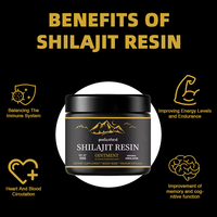 Faitury Complément Énergisant 100% Herbal, Formule Personnalisée, Résine de Shilajit Or Pure et Efficace, Minéraux de l'Himalaya