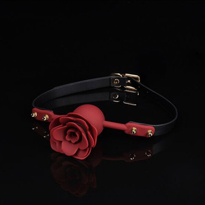 BDSM Rose Fetish, Balle-Bâillon Réglable en Silicone Respirant pour Bouche, Jeux pour Femmes Hommes Adultes - Product Image 6