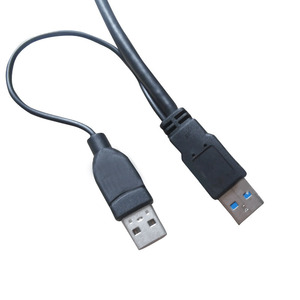 สายต่อขยาย Lung Kay Usb 3.0 แบบ Am To Af ชนิด Y สำหรับการถ่ายโอนข้อมูลความเร็วสูง สายทองแดงสีดำ - Product Image 5