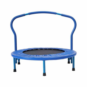 Nouveau design de mini trampoline pliable <span class=keywords><strong>pour</strong></span> enfants, poignée sécurisée, montage facile, trampoline léger <span class=keywords><strong>pour</strong></span> tout-petits, <span class=keywords><strong>pour</strong></span> jouer à la maison en intérieur - Product Image 2