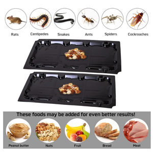 Yakalamak fare fareler plastik yapışkan yapıştırıcı fare tutkal tuzağı yapışkan sıçan tuzağı tutkal tuzağı sıçan yapışkan panoları - Product Image 3