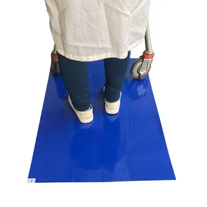 JEJOR Hersteller Staubbekämpfung ESD 26 × 45 Zoll 30 Schichten einweg peeling blau PE Reinraum Klebe-Matte