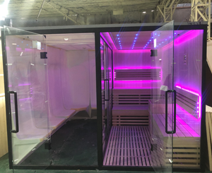 <span class=keywords><strong>Cabine</strong></span> de <span class=keywords><strong>hammam</strong></span> à vapeur extérieure en acrylique avec tabouret en bois plastique imperméable, chaise longue de sauna humide, siège de <span class=keywords><strong>hammam</strong></span> - Product Image 3