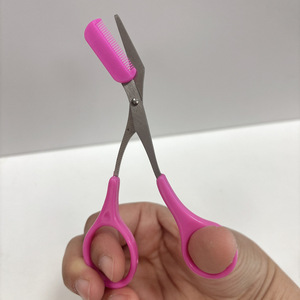 Tijeras para Recortar Cejas de Acero Inoxidable con Peine, Depiladora, Afeitadora, Pinzas para Pestañas, Herramientas de Maquillaje - Product Image 3