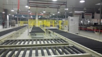 Sistema de Transporte Modular de Rodillos Serie GTL01, Línea de Transporte de Palés con Capacidad de 10-500 kg/m, Rodillos por Gravedad Motorizados para Almacén