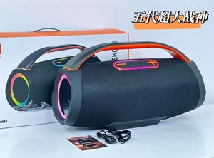 Boomsbox 5 Loa Không Dây Siêu Boombox Không Thấm Nước <span class=keywords><strong>PC</strong></span> Cột RGB LED Chiếu Sáng Nhà Quà Tặng Cho Lớn Bên Ngoài Trời Âm Nhạc Máy Nghe Nhạc Hộp - Product Image 5