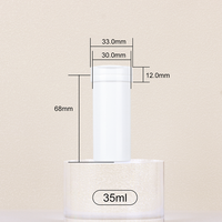 Tube à comprimés effervescents en PP de qualité alimentaire, pleine taille, personnalisable, résistant à l'humidité, avec dessiccant et bouchon à clapet