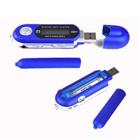 Lecteur MP3 USB rétro d'usine avec écran LCD de 1,1 pouce, fente pour carte TF, haut-parleur intégré, radio FM, enregistreur vocal, lecteur de musique d'extérieur