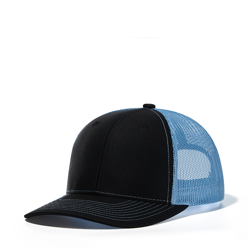 SKU-74-black+Colombian medium blue mesh