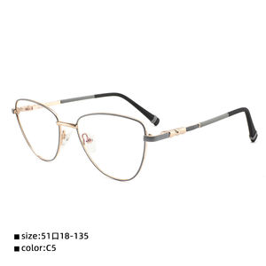 New Metal Teens Óculos Moda Design Optical Frame Alta Qualidade Revestimento Óptica Óculos - Product Image 5