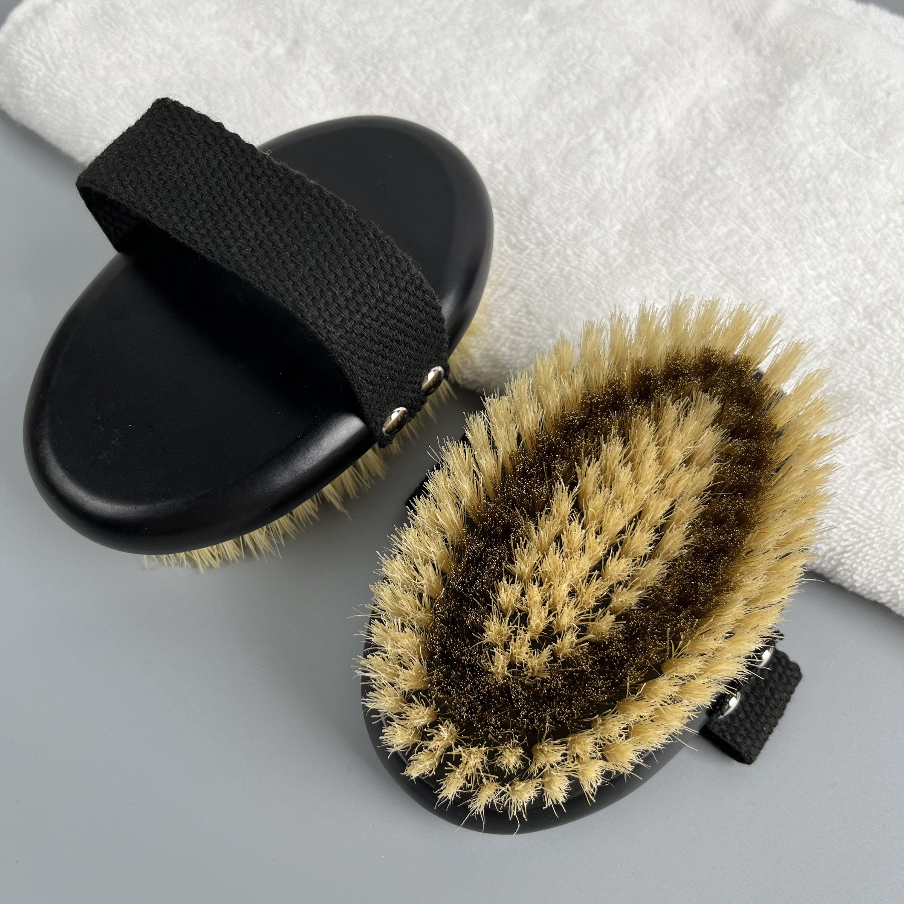 #2Beech wood+copper bristle+sisal bristle