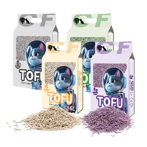 Arena orgánica para gatos OEM personalizada con fragancia de limón, arena para gatos Premium sin polvo en forma de bola ecológica a base de plantas Tofu para gatos - Product Image 5
