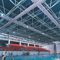 Toit fait sur commande de lucarne de dôme de piscine de verre et d'acier pour des hôtels et des stations de vacances de luxe