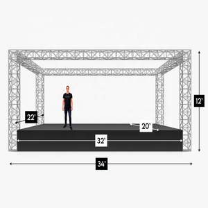 Hệ thống giàn dàn âm thanh sân khấu bằng nhôm cho sự kiện hòa nhạc - Product Image 1