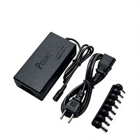 Prix d'usine, adaptateur secteur universel 12-24V 5A 96W à 7 niveaux de réglage, prise EU, US, UK, 8 prises, adaptateur secteur pour ordinateur portable