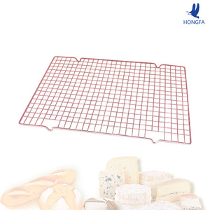 Carbon Steel Cooling Rack 12x16 Inch Durable Baking Pastry Tools For Cake Bread Drying Rack With Feet Dishwasher Safe - Product Image 4
