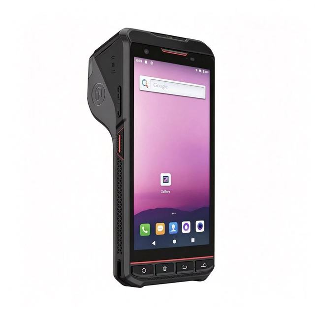 Industrial Inventory Smart Scanner Mobile Rugged Wireless 1D/2D Barcode Scanner PDA Handheld Data Terminal with Thermal Printer