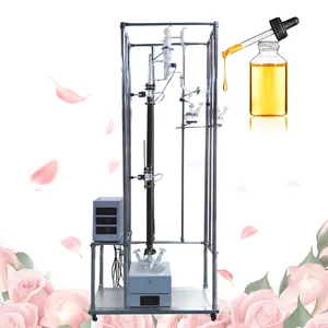 Factory price Glass Fractional Distillation Equipment Extract Essential Oil Column