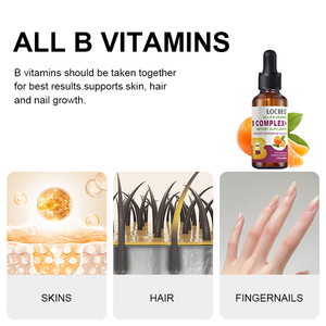 Venta al por Mayor OEM: Complejo de 8 Vitaminas B en <span class=keywords><strong>Gotas</strong></span> con Vitamina B12 para Adultos, para Aumentar la Energía y Apoyar el Crecimiento de Piel, Cabello y Uñas - Product Image 6