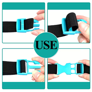 Schnellverschluss-Kunststoffgürtelschnalle mit individuellem Logo, gravierbar, für Paracord-Hundehalsband, Rucksack-Schultergurt-Versteller - Product Image 5