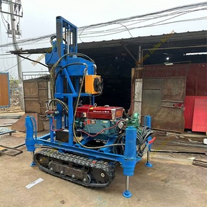 100M 200M Mobiele Perforadora De Pozo De Agua Mini Artesische Waterput <span class=keywords><strong>Crawler</strong></span> Waterput Booreiland Kleine Boorinstallatie Machine - Product Image 5