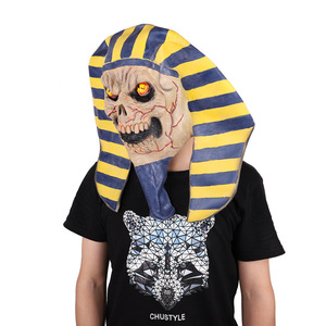 <span class=keywords><strong>Masque</strong></span> de zombie maléfique <span class=keywords><strong>pharaon</strong></span> d'halloween, accessoire de fête de costume de tête pleine de momie d'horreur, <span class=keywords><strong>masque</strong></span> de latex effrayant de film <span class=keywords><strong>masque</strong></span> de mal de résident poétique - Product Image 1