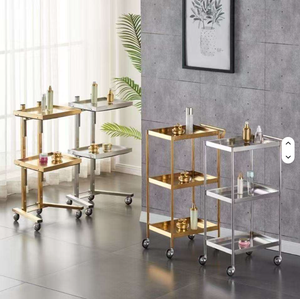 Wholesale Top Quality Barber Shop Furniture Hair Salon Trolley with Storage - Product Image 4