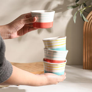 Vente en gros de ramequins en céramique <span class=keywords><strong>plat</strong></span> de cuisson allant au four pour pouding plats en porcelaine crème brûlée mini bols de service - Product Image 2