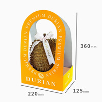 Nouvelle boîte d'emballage alimentaire de noyau de noix Durian 8-10 livres pastèque Hami Melon pomme Orange boîte de papier de fruits vide à main