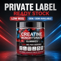 Gummies de Nutrition Sportive OEM pour Adultes : L-Carnitine, BCAA, Taurine, Pré-Entraînement, Créatine Monohydrate pour Hommes et Femmes avec Soutien Immunitaire